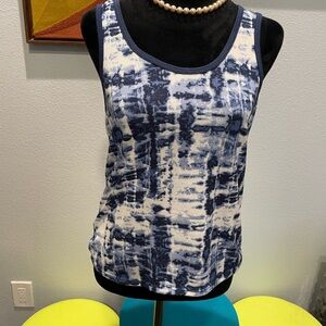 Lucky Brand | Blu/White | Tie Dye | Tank | Buttery Soft Fabric | Medium